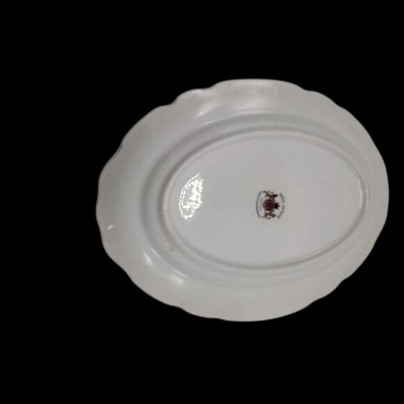 Royal Jackson Cherry Branch Oval Serving Platter 12 inches Vintage Cottagecore - Picture 2 of 4